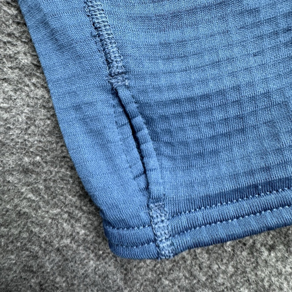 Duluth Trading Company Baselayer Men 3XL Blue Grid Fleece‎ Long Sleeve Polartec - Picture 9 of 14
